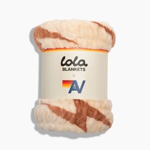 Aviator Nation X Lola Blanket - Copper Cream - Baby Size - NWT unopened